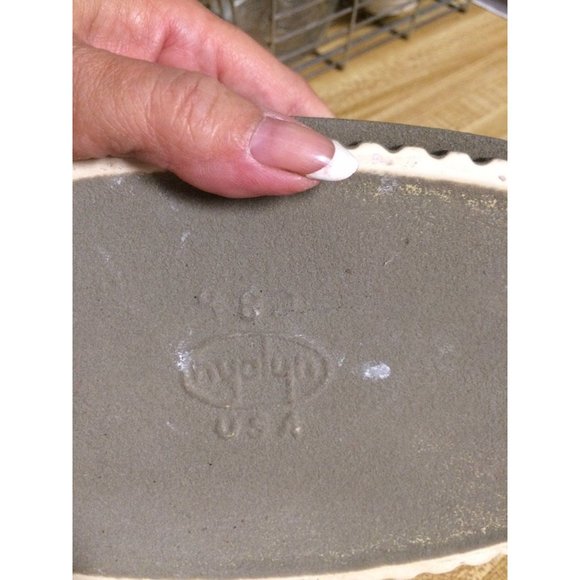 Hyalyn Mid Century Candy Trinket Dish Bright Yellow Green Mod Boho Industrial - Picture 6 of 7